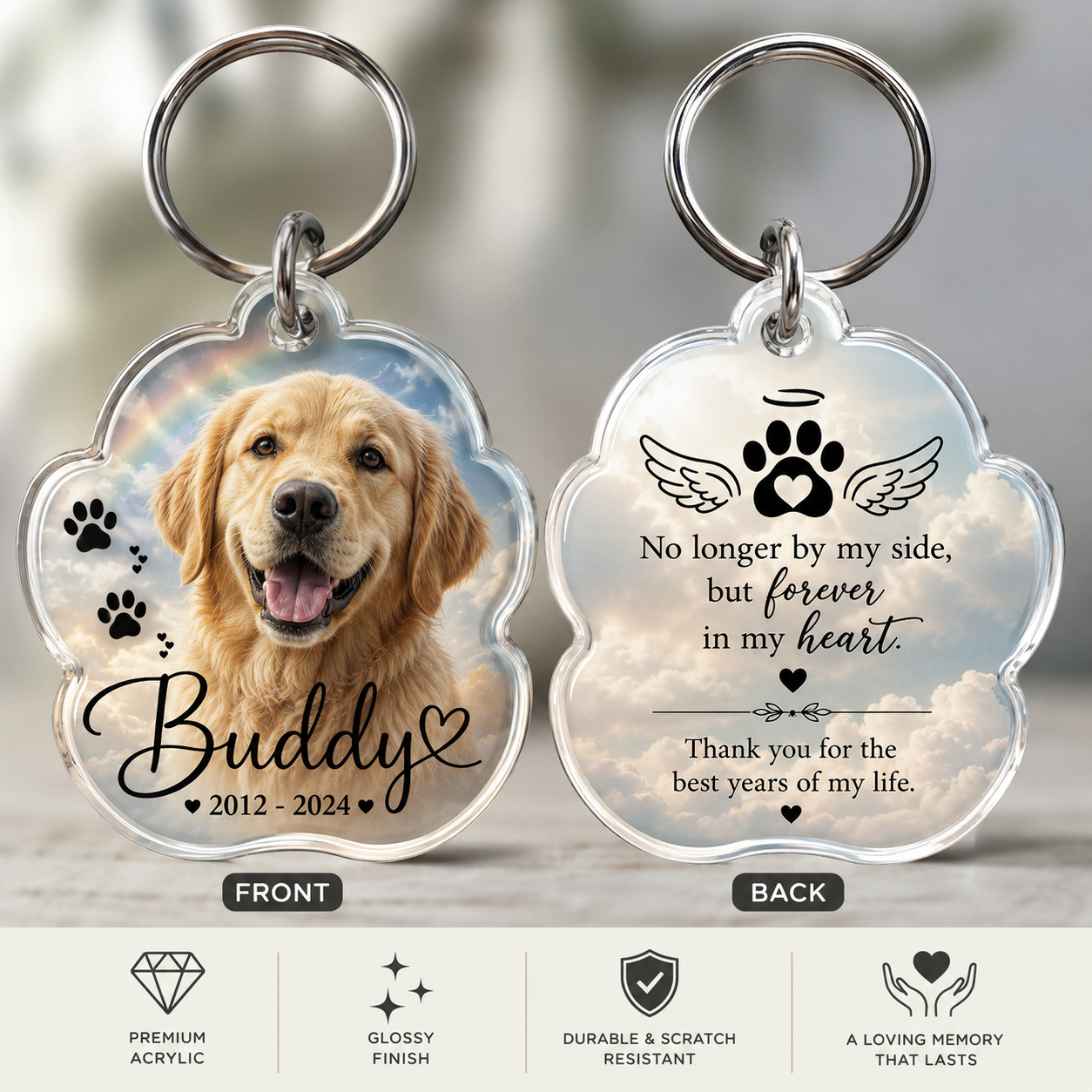 Custom Keychain Memories