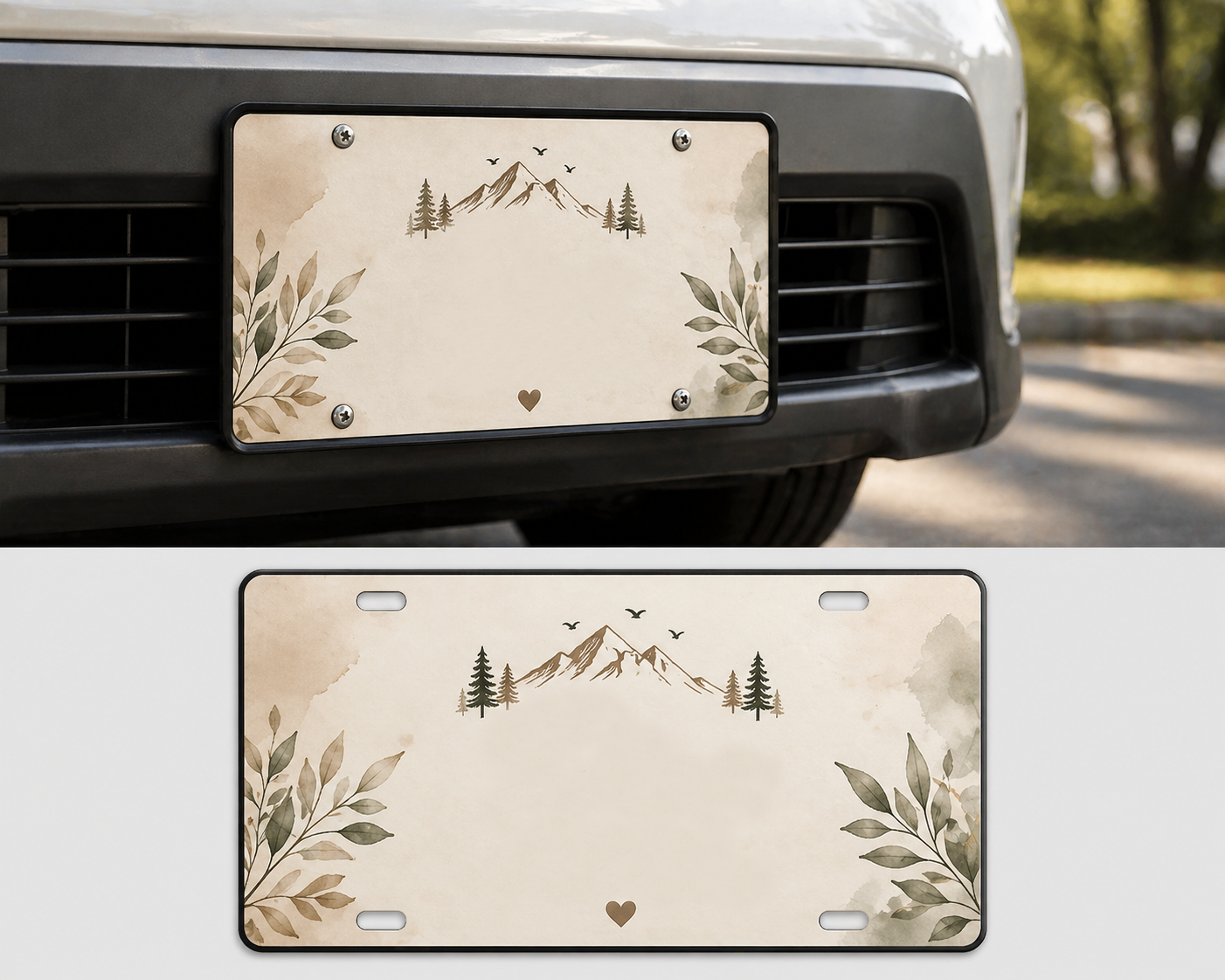 License Plate Decor